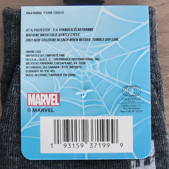 Marvel Crew Socks – 3 Pairs – Spiderman, Wolverine, Avengers – NWT  socks comics - Picture 5 of 11